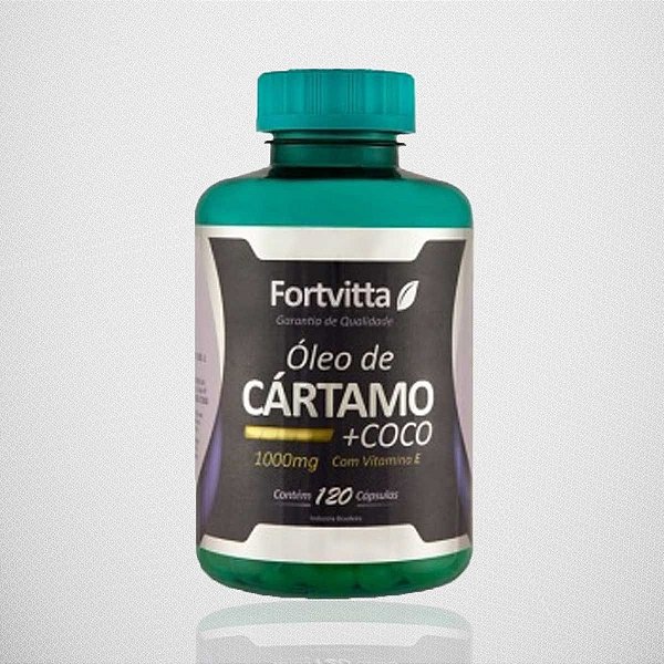 OLEO DE CARTAMO+ COCO FORTVITTA  C/120 CAP 1000MG