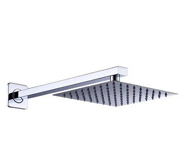 Chuveiro Ducha Prata 20 x 20 cm