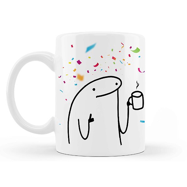 Caneca Flork meme/ Alça de coração / presente de aniversário / você já tem  30