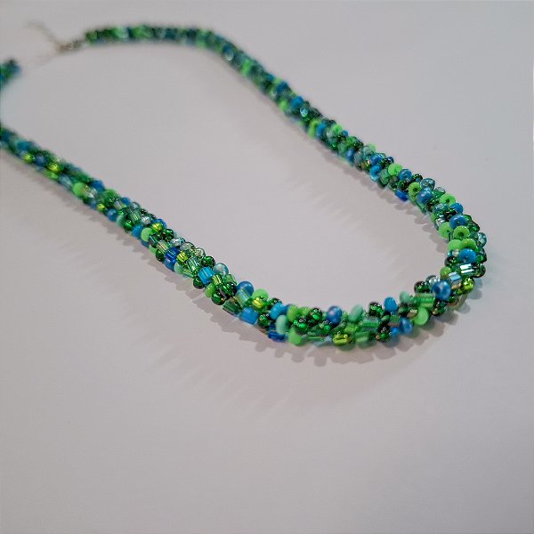 Chocker Caribe - Verde e Azul