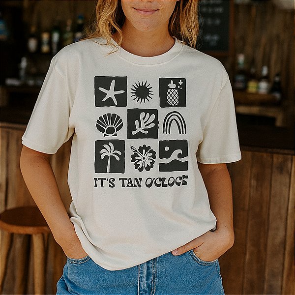 Camiseta Feminina Algodão Estampas Moda Verão praia