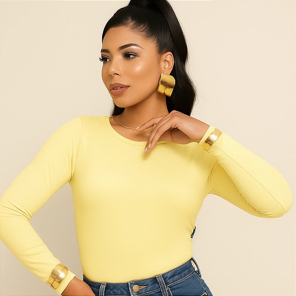 Blusinha manga Longa Suplex Canoa