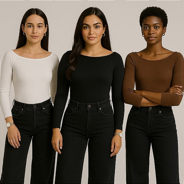 Body Miami, Costa aberta, manga longa