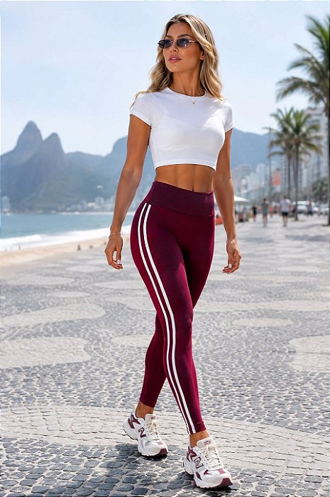 Legging Suplex com Listra Lateral