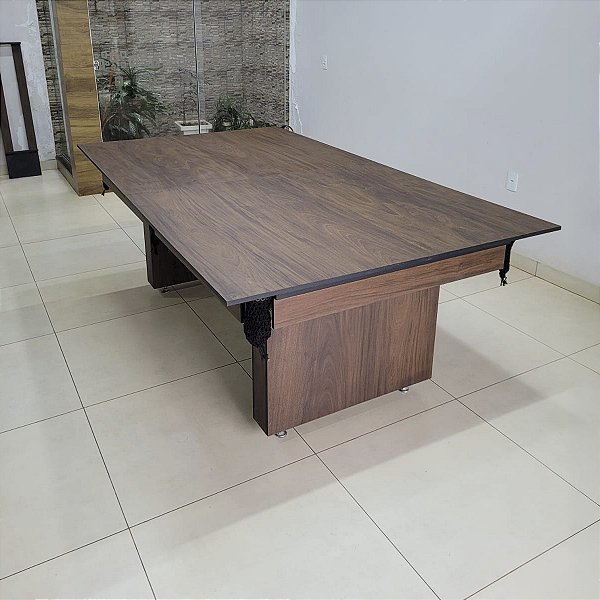 Mesa de Bilhar e Jantar Encanto Cor Malaga 2,20 x 1,20