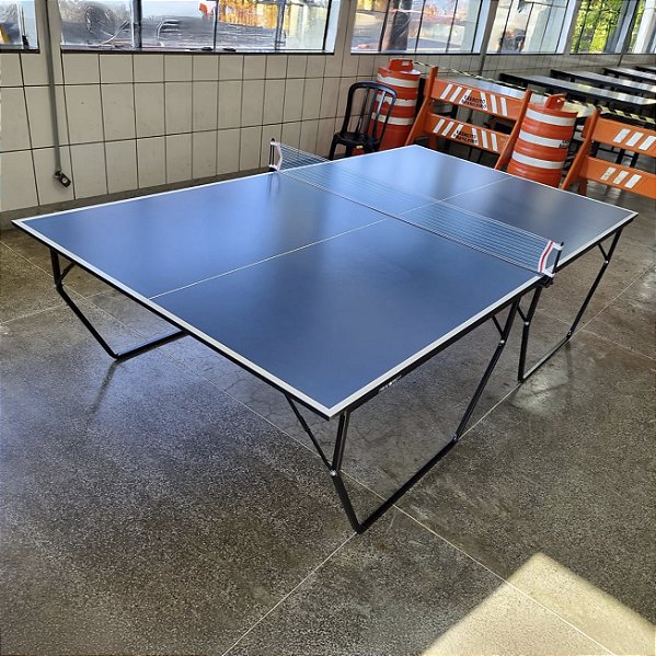 Tênis de Mesa 0061 Profissional MDF Dobrável Pé Quadrado