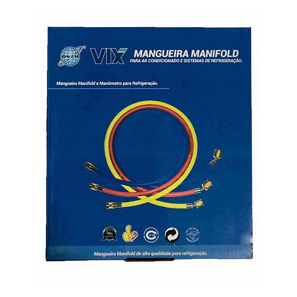 Mangueira Gás Vix Premium 0.90m R22 03 Und