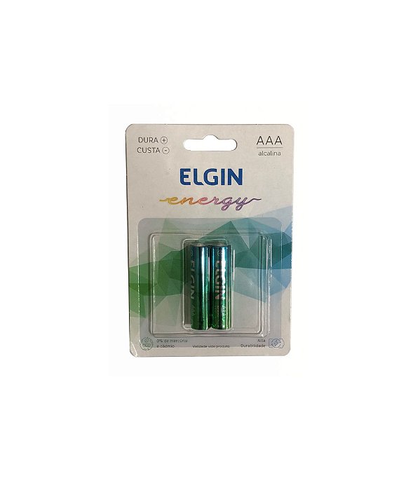 Pilha Alcalina AAA 1.5v C/02 Elgin