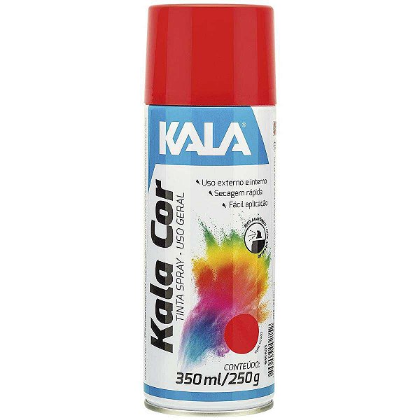Tinta Spray Vermelho 350ml Kala