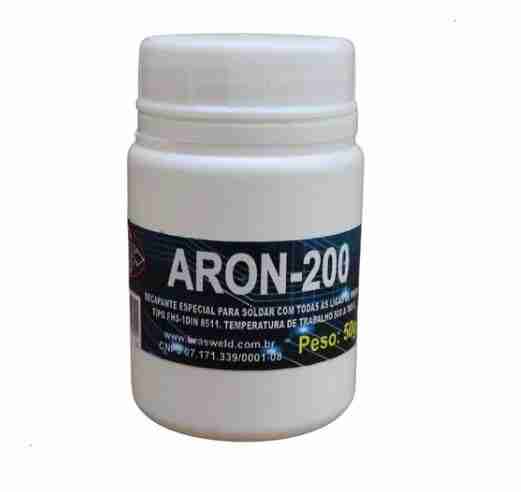 Fluxo Solda Prata Foscoper Aron-200 Brasweld 50g