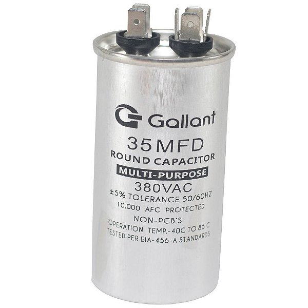Capacitor Simples 35 Mfd 380v Gallant