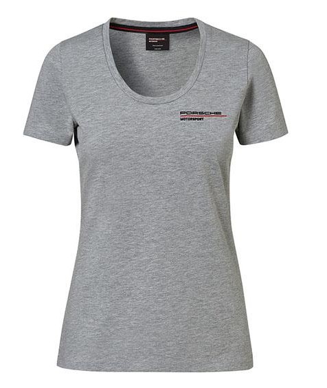 Camiseta feminina – Motorsport Fanwear cinza Porsche Oficial