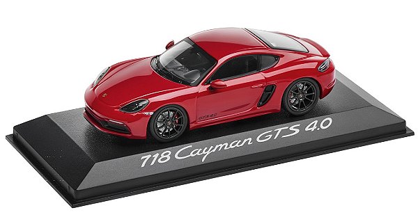 Automóvel 718 Cayman GTS 4.0, 1:43 Porsche Oficial