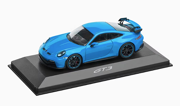 Automóvel 911 GT3 992 escala 1:43 Shark Blue