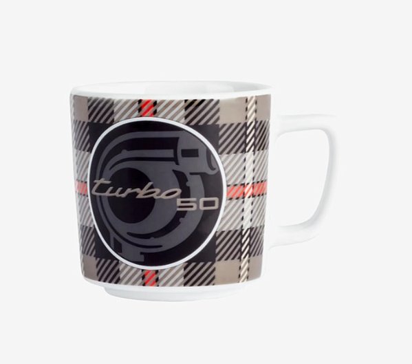 Caneca de Espresso 50 Anos Turbo Multicores .