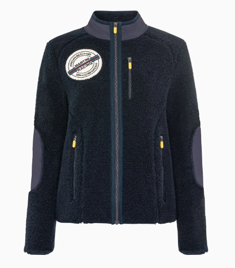 Jaqueta Fleece Azul Escuro.