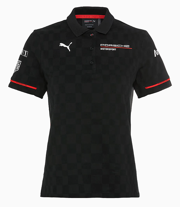 Camisa polo (mulher) preto