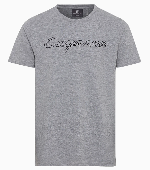 T-Shirt Cayenne cinza melange