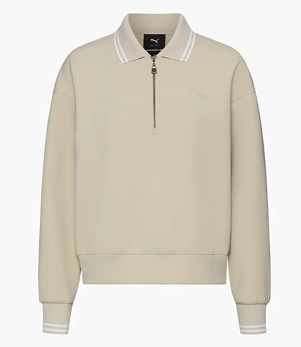 Jaqueta Porsche Midlayer Feminina Bege Areia