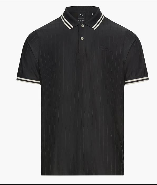 Camiseta Polo Golf masculina preta 911 Targa
