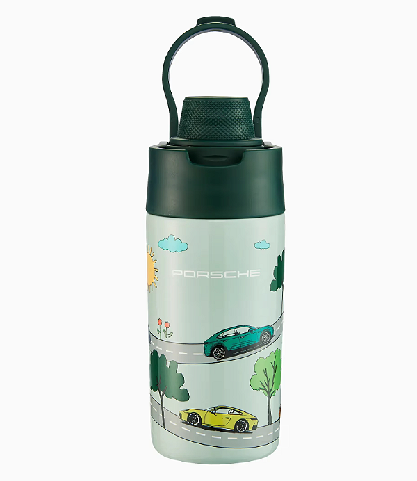 Garrafa Infantil Porsche 458ml Verde Escuro