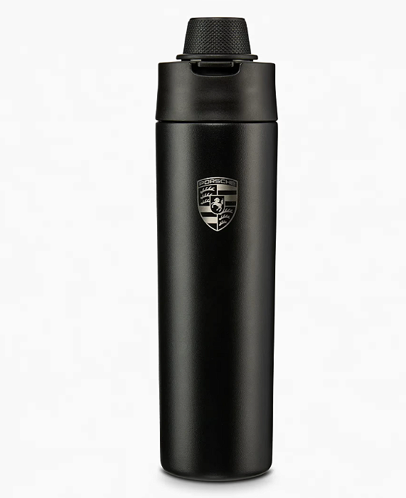 Garrafa Térmica Porsche Aço Preto 550ml