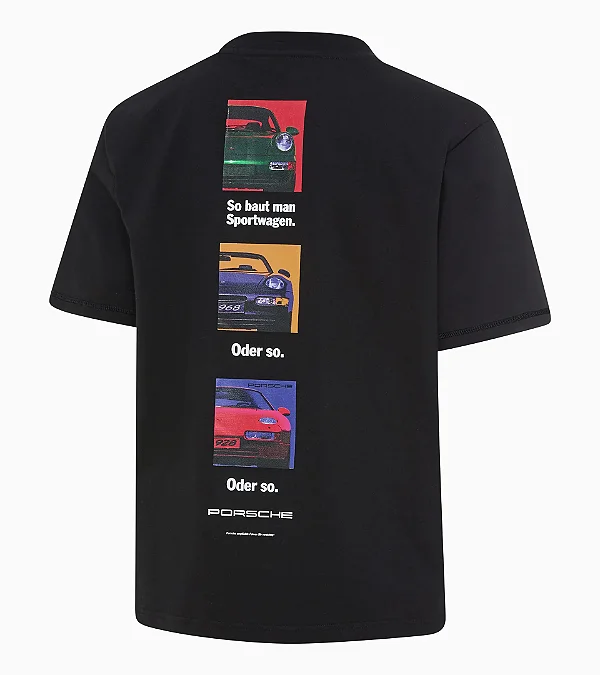 Camiseta Retro – Porsche Fan Community (Preta)