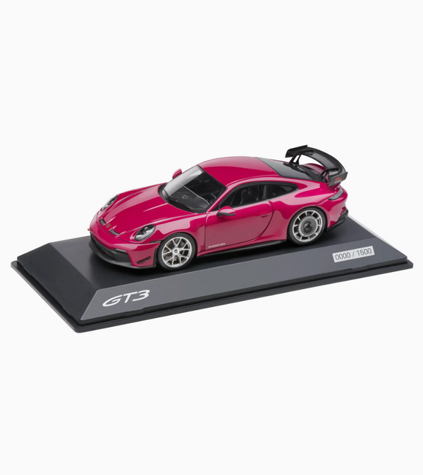 Porsche 911 GT3 (992) com Kit Manthey – Edição Limitada (Ruby Star Neo) 1:43