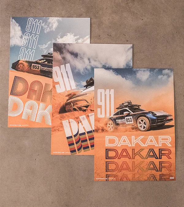 Conjunto de Pôsteres – 911 Dakar (Edição Limitada)