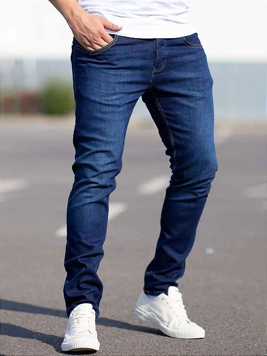 Calça Jeans Masculino Bolso Zíper Simples - Z Boutique Oficial Moda OnLine