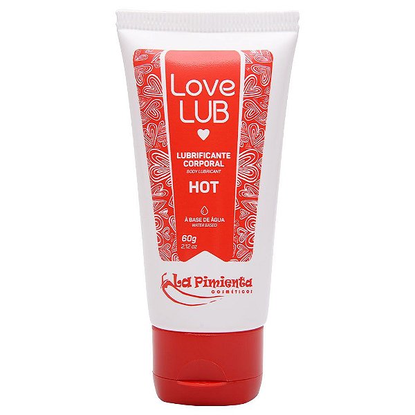 Lubrificante Love Lub Hot a Base D'Água Quente 60g