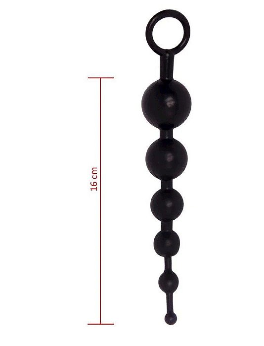 Plug Anal 6 Esferas Black Submission