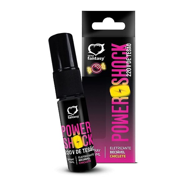 Spray Power Shock | Beijável Eletrizante Oral 15ml