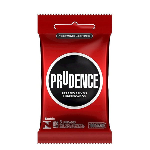 Preservativo Prudence Clássico com 3 un. Camisinha
