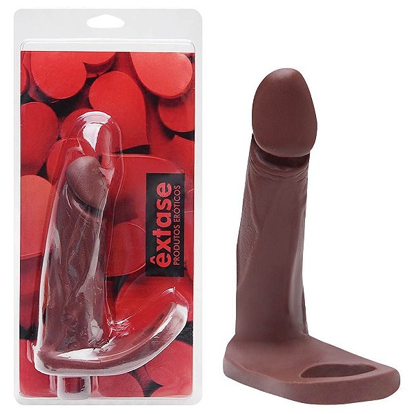 Anel Companheiro 15X3,5cm Prótese Auxiliar Marrom Chocolate