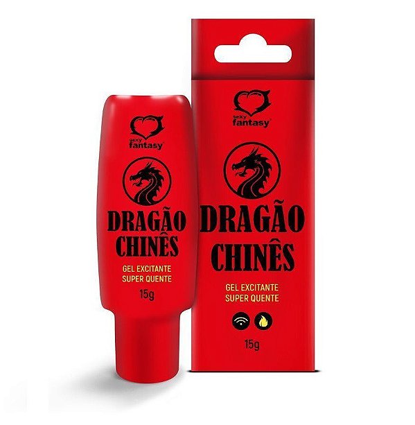 Gel Dragão Chinês Excitante Super Quente Hot Unissex 15g