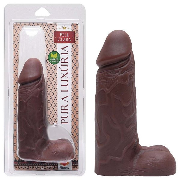 Prótese Maciça Com Escroto 23,2 X 7,3Cm Sexy Fantasy