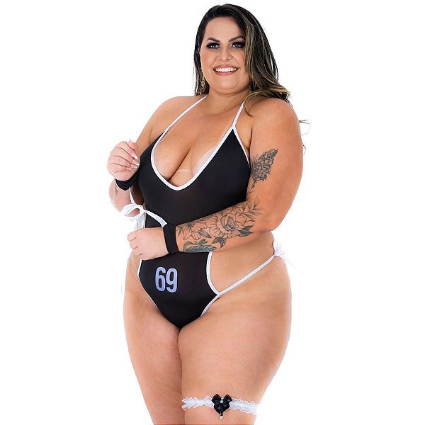 Fantasia Body Prisioneira Sexy Plus Size | Pimenta Sexy