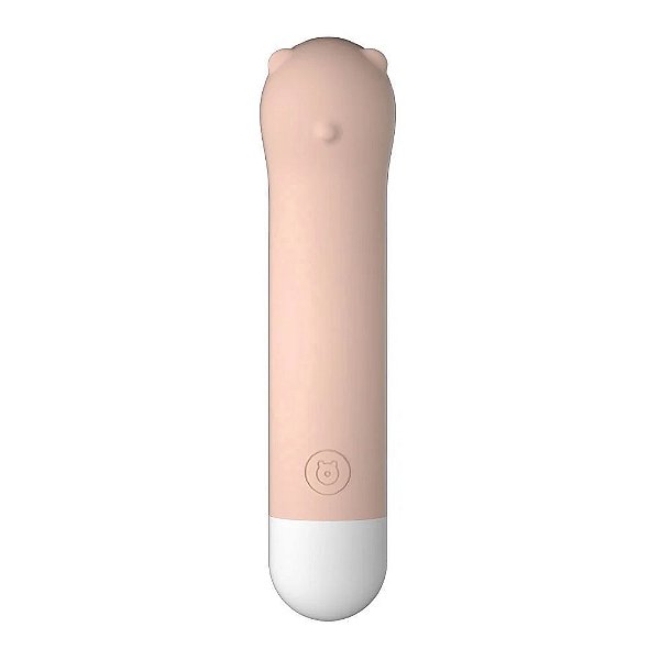 Vibrador Ursinho Bullet Super Macio Recarregável e Potente 10 modos de vibração Cápsula Vibratória