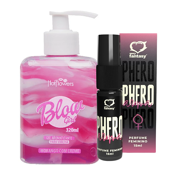 Kit Você Irresistível | Blow Girl e Phero Perfume Ativador de Feromônio Feminino