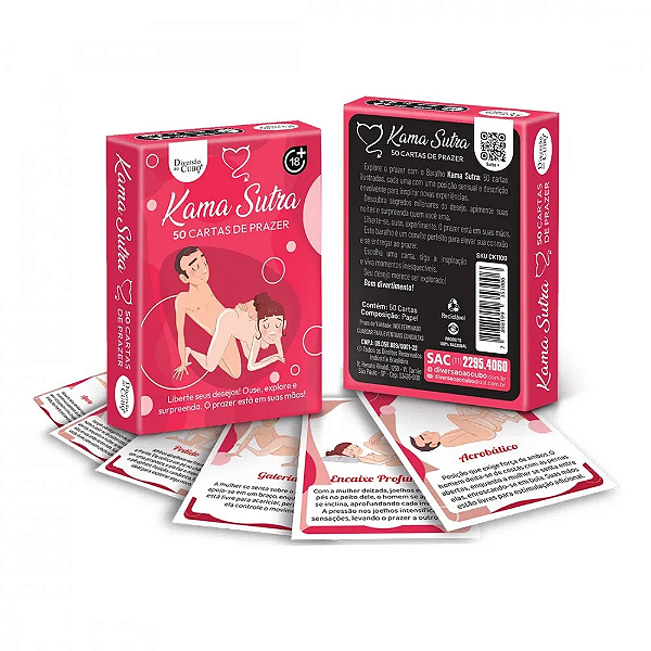 Baralho Kama Sutra: 50 Cartas de Posições para Apimentar a Relação Jogo