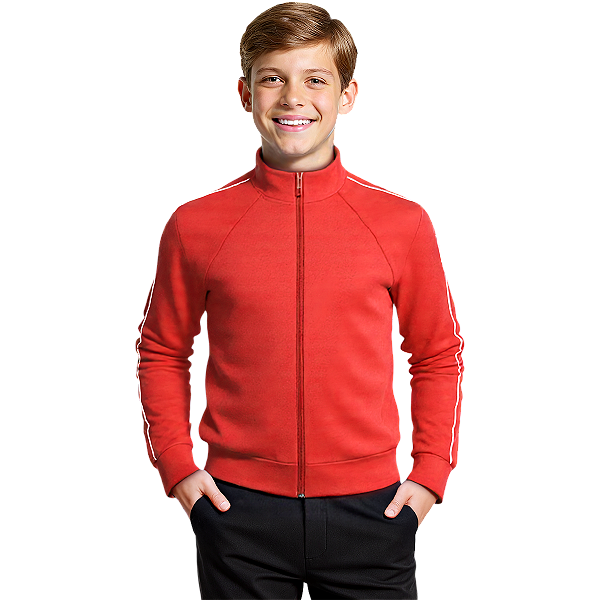 Blusa Helanca Juvenil Vermelho