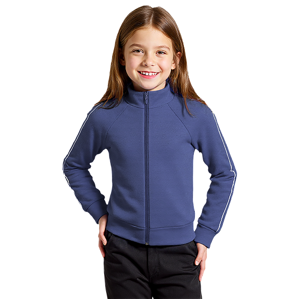 Blusa Helanca Infantil Azul Marinho