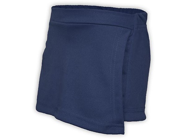 Short Saia Infantil Helanca Azul Marinho