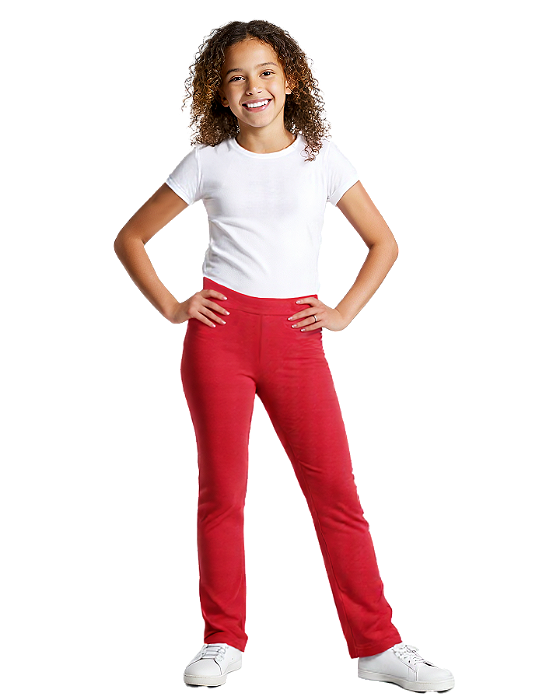 Calça Bailarina Infantil Vermelho