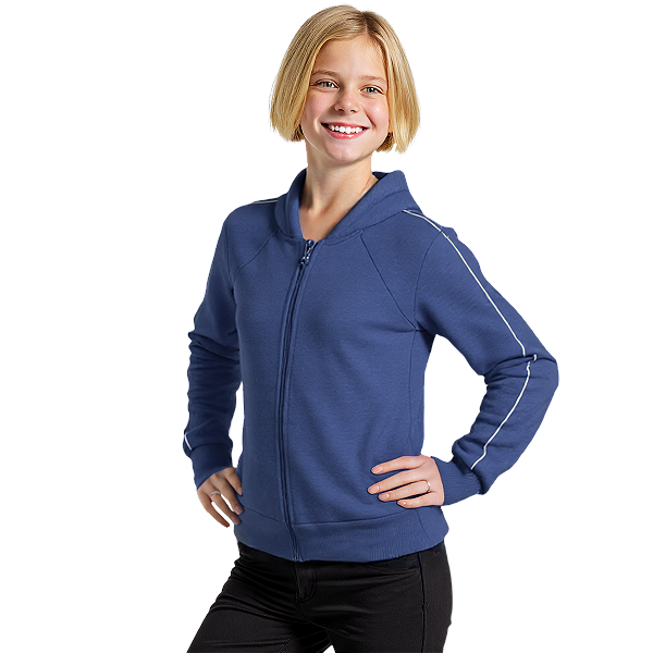 Blusa de Moletom Juvenil Azul Marinho