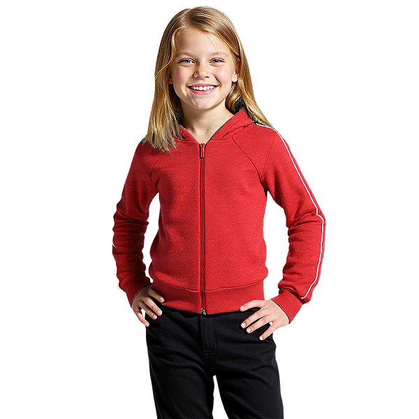 Blusa de Moletom Infantil Vermelho