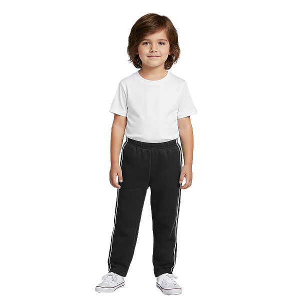 Calça de Moletom Infantil Preta