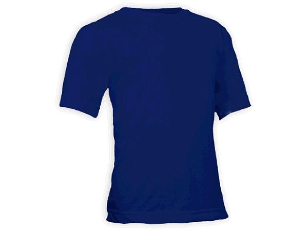 Camiseta Lisa Algodão Colorida Juvenil Azul Marinho