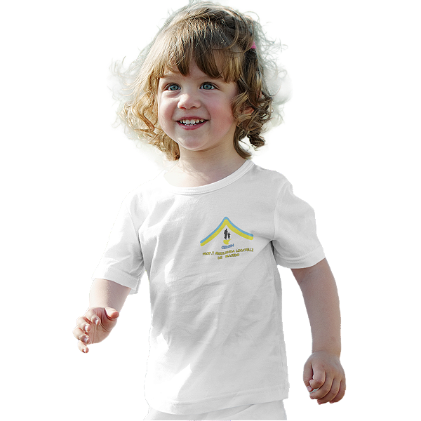 Camiseta Escolar Infantil 100% Poliéster Manga Curta - CEDIN Profª Armilinda Locatelli de Macedo